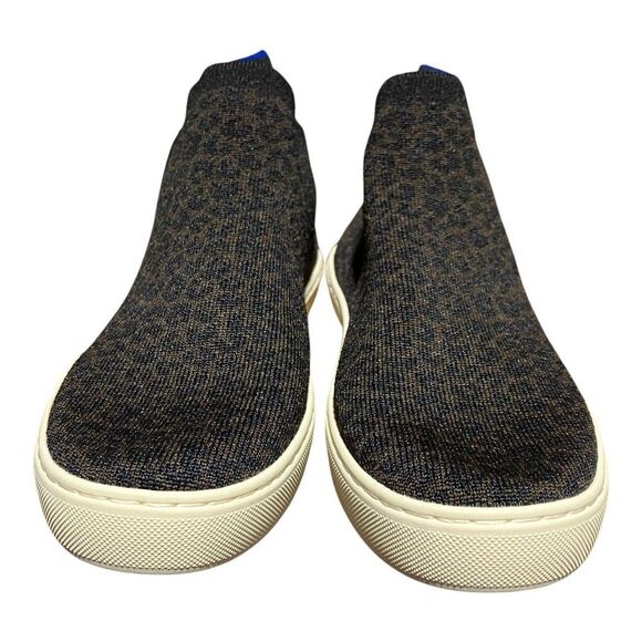 ROTHYS WMNS 7 Brown Pull On Sneaker Espresso Spot Leopard Animal Print Boot - Picture 2 of 11